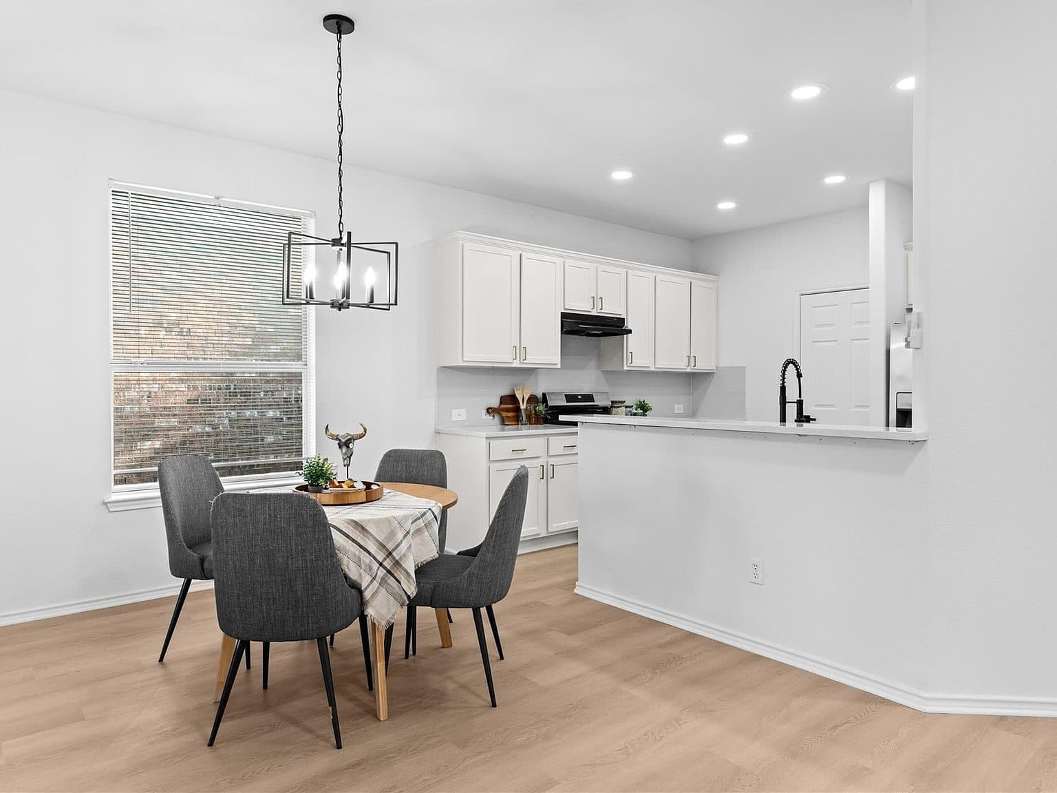 Full interior remodel by J&F Construction Co., kitchen and dining